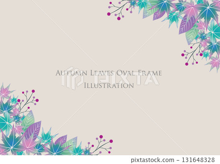 Autumn leaves frame 3 131648328