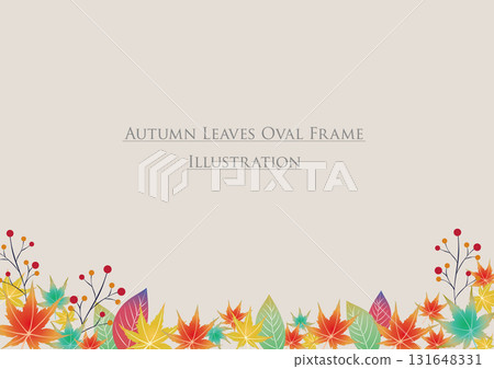 Autumn leaves frame 5 131648331