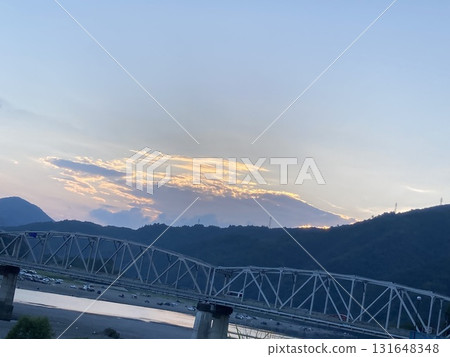 Niyodo River in the evening Niyodo River in the evening 131648348