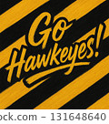 Go Hawkeyes Sports Typography Poster 131648640