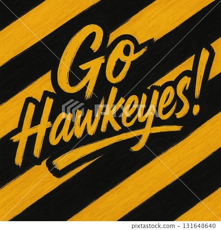 Go Hawkeyes Sports Typography Poster 131648640