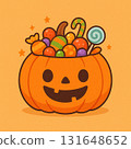 Halloween Pumpkin Candy Bucket 131648652