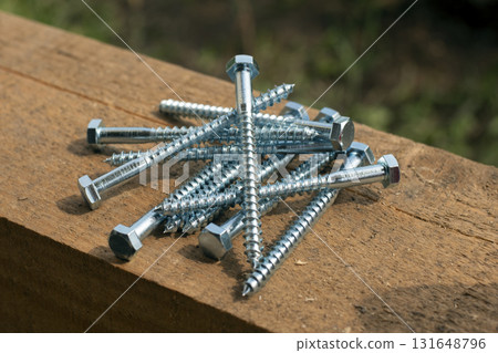 A few timber screws. A few timber screws. 131648796