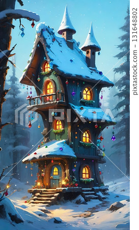 the image of a quiet, possibly horror-inspired home. The Eerie Glow: A Haunting Homestead at Dusk the image of a quiet, possibly horror-inspired home. The Eerie Glow: A Haunting Homestead at Dusk 131648802