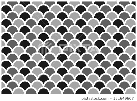 Grayscale material with a scale pattern 131649607