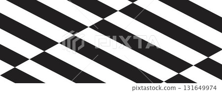 Slanted black and white lines background. Tilted parallel stripes pattern. Stripy minimalistic texture. Simple geometric print with diagonal strips. Vector graphic illustration Slanted black and white lines background. Tilted parallel stripes pattern. Stripy minimalistic texture. Simple geometric print with diagonal strips. Vector graphic illustration 131649974