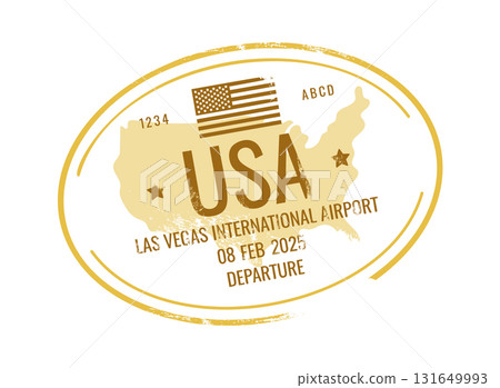 USA travel stamp grunge design 131649993