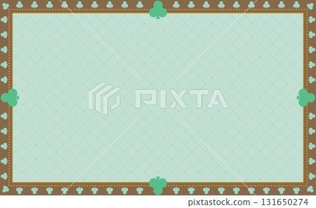 Pale color Alice-style clover frame Pale color Alice-style clover frame 131650274