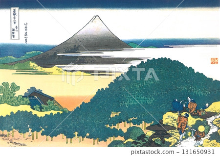 葛飾北齋《富士山三十六景》#8,青山圓座松 葛飾北齋《富士山三十六景》#8,青山圓座松 131650931