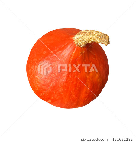 Bright orange pumpkin fresh whole tasty ripe vegetable seasonal image for autumn holiday Thanksgiving and Halloween design, healthy vitamin organic diet, isolated, clipping path, soft selective focus Bright orange pumpkin fresh whole tasty ripe vegetable seasonal image for autumn holiday Thanksgiving and Halloween design, healthy vitamin organic diet, isolated, clipping path, soft selective focus 131651282
