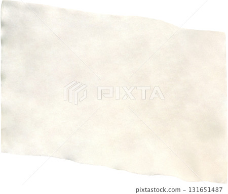 Crumpled tracing realistic paper with torn edges. Rice washi paper for DIY projects, scrapbooking and collage 131651487