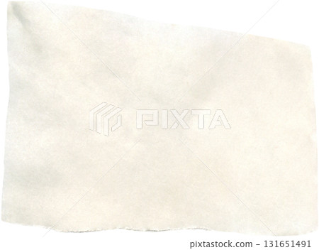 White crumpled tracing realistic paper with torn edges. Rice, washi paper for DIY projects, scrapbooking and collage White crumpled tracing realistic paper with torn edges. Rice, washi paper for DIY projects, scrapbooking and collage 131651491