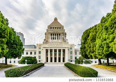 Scenery with the National Diet Building 131651668