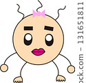 Bald guy with a serious face 131651811