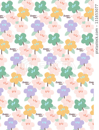 Assorted Handpainted Floral And Nature Patterned Decorative Paper Collection 131653077