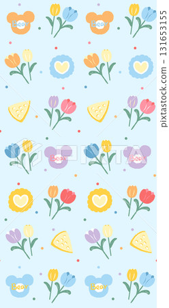 Assorted Handpainted Floral And Nature Patterned Decorative Paper Collection 131653155