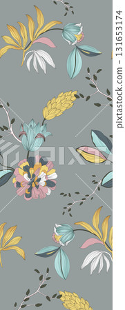 Assorted Handpainted Floral And Patterned Decorative Paper Collection 131653174
