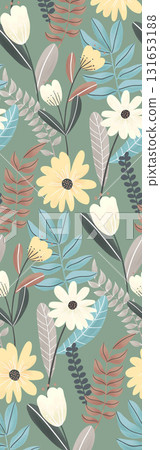 Assorted Handpainted Floral And Patterned Decorative Paper Collection 131653188