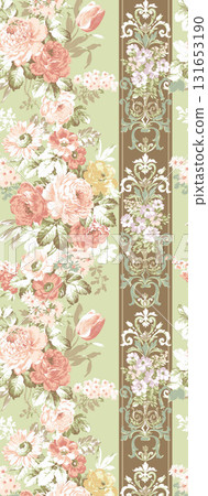Assorted Handpainted Floral And Patterned Decorative Paper Collection 131653190