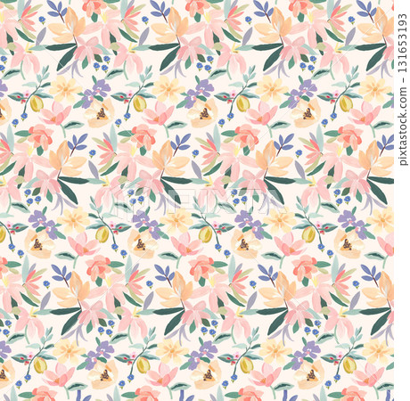 Assorted Handpainted Floral And Patterned Decorative Paper Collection 131653193