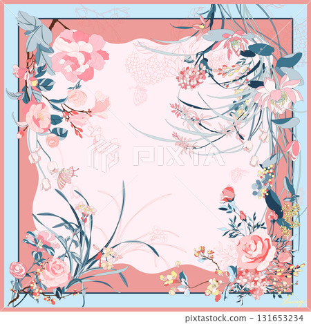 Assorted Handpainted Floral And Patterned Decorative Paper Collection 131653234