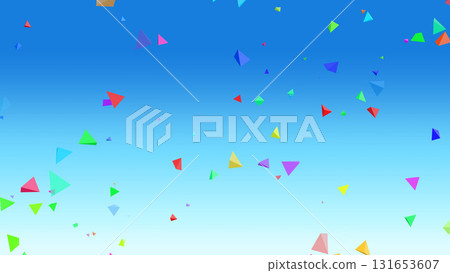 Colorful confetti background material 131653607