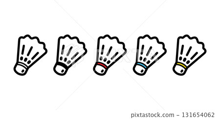 badminton shuttlecock racket vector sport icon cartoon character doodle logo symbol illustration design badminton shuttlecock racket vector sport icon cartoon character doodle logo symbol illustration design 131654062