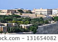 Drone view of Valletta city with garden - capital of Malta island 131654082