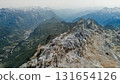 Panorama of Radohima Mountain Massif in Albanian Alps 131654126
