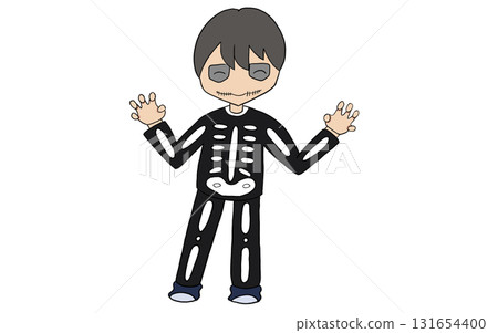 萬聖節派對化裝舞會插畫 131654400