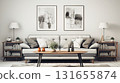 Full indoor shot of a modern living room. 131655874