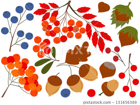 Set of illustrations for postcards, flyers, banners 131656389