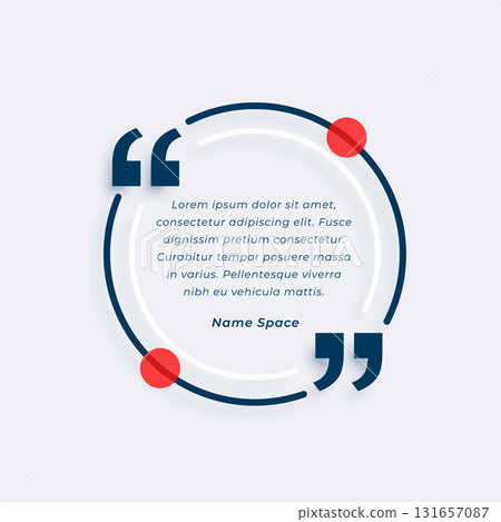 Modern quotes communication template for content or review Modern quotes communication template for content or review 131657087
