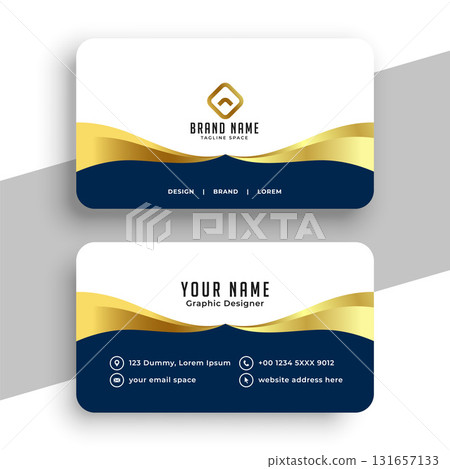 professional business card background with golden touch professional business card background with golden touch 131657133