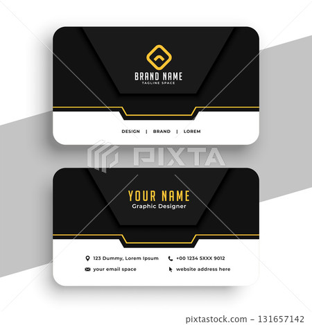 black and white corporate visiting card layout for office work black and white corporate visiting card layout for office work 131657142