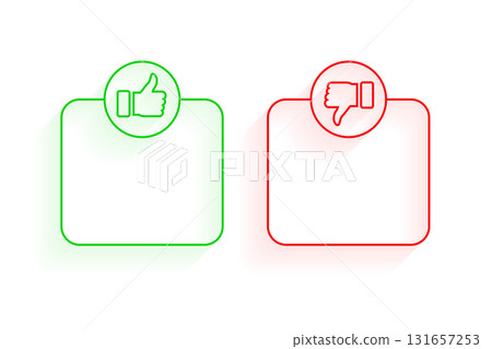 right and wrong checkmark box with empty space right and wrong checkmark box with empty space 131657253
