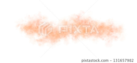 Green smoke or fog on transparent background, glowing mist effect template or mockup for toxic gas or magic spell 131657982