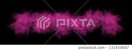 Dense pink smoke cloud with transparent background, spreading horizontally with realistic soft texture and misty edges for visual effects Dense pink smoke cloud with transparent background, spreading horizontally with realistic soft texture and misty edges for visual effects 131658087
