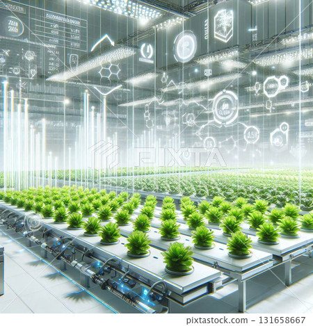 Sanaenomics [想像農業的未來] 金屬植物工廠與數據視覺化CG 131658667