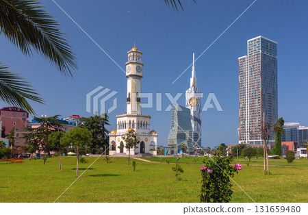 Batumi Piazza and towers in Batumi Georgia Batumi Piazza and towers in Batumi Georgia 131659480