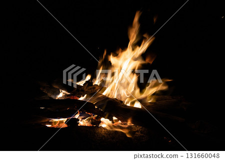 Camp Fire in Mt St Gwinear Australia 131660048