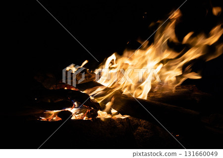 Camp Fire in Mt St Gwinear Australia 131660049