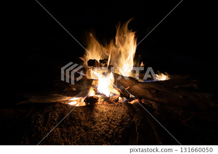 Camp Fire in Mt St Gwinear Australia 131660050