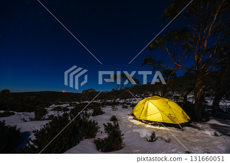 Mt St Gwinear Snow Camping in Australia Mt St Gwinear Snow Camping in Australia 131660051