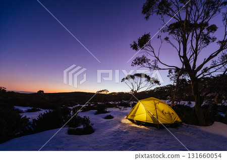Mt St Gwinear Snow Camping in Australia 131660054