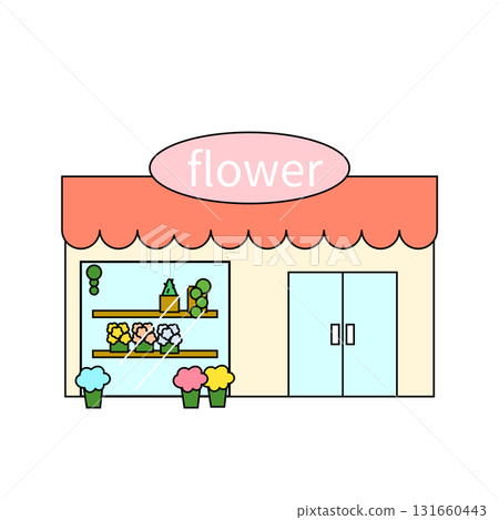 Cute florist illustration 131660443