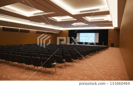 An empty university classroom 131660469