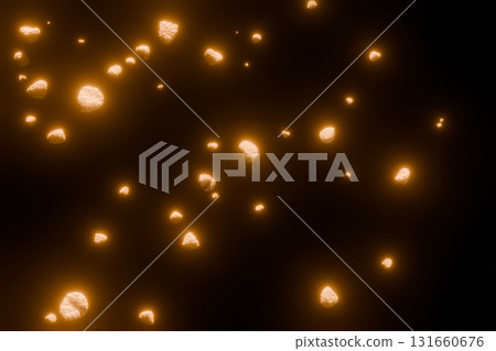 Meteorites falling from the sky Meteorites falling from the sky 131660676