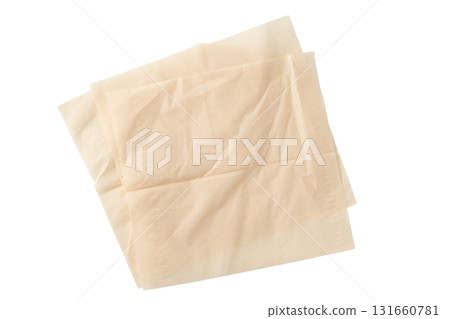 Bamboo tissue paper on transparent background (png) 131660781