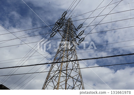 Intersecting sky and lines Intersecting sky and lines 131661978